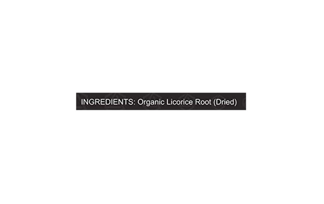Elixings Organic Licorice Root Glycrrhiza Glabra Loose Leaf Cut   Box  227 grams
